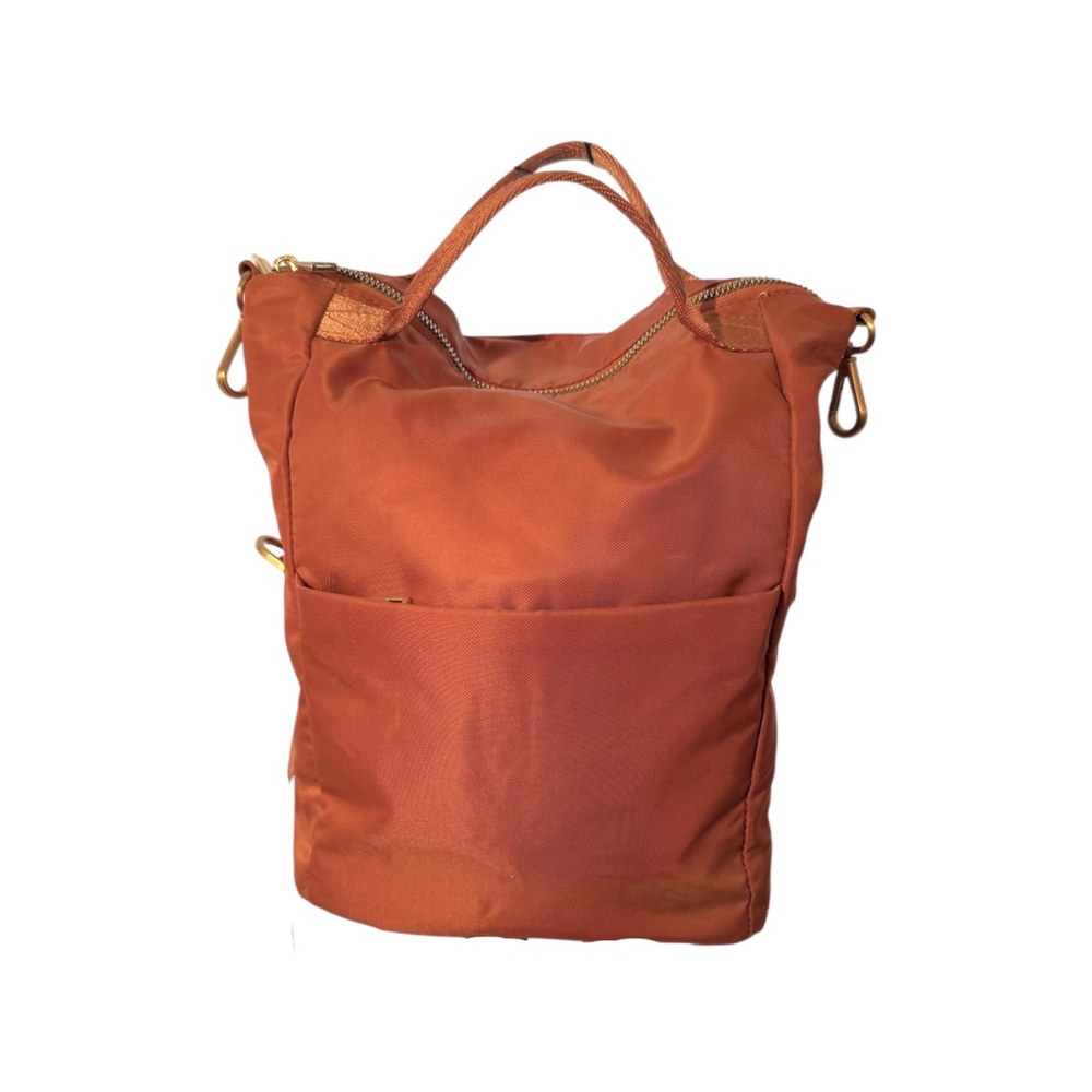 Target Salmon Convertible Nylon Backpack Purse Lightweight Casual Bag